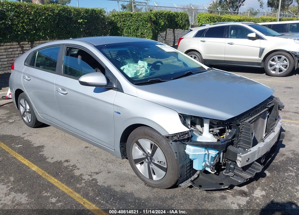 2019 HYUNDAI IONIQ HYBRID BLUE VIN: KMHC65LCXKU167438