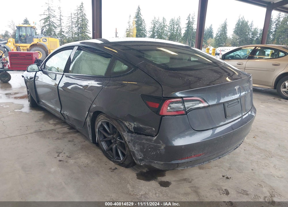 2021 TESLA MODEL 3 STANDARD RANGE PLUS REAR-WHEEL DRIVE VIN: 5YJ3E1EA8MF873136