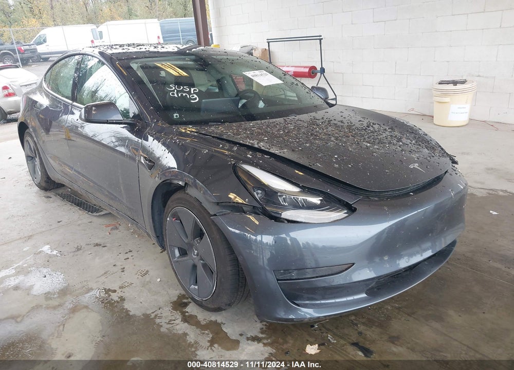 2021 TESLA MODEL 3 STANDARD RANGE PLUS REAR-WHEEL DRIVE VIN: 5YJ3E1EA8MF873136