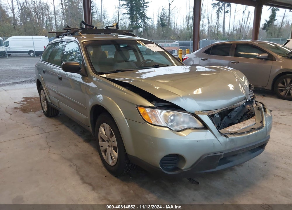2009 SUBARU OUTBACK 2.5I VIN: 4S4BP60C697329867
