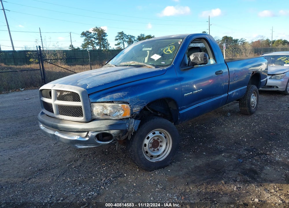2005 DODGE RAM 2500 ST VIN: 3D7KS26D65G813652