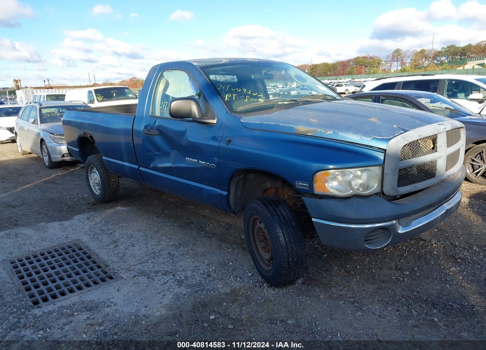 2005 DODGE RAM 2500 ST VIN: 3D7KS26D65G813652