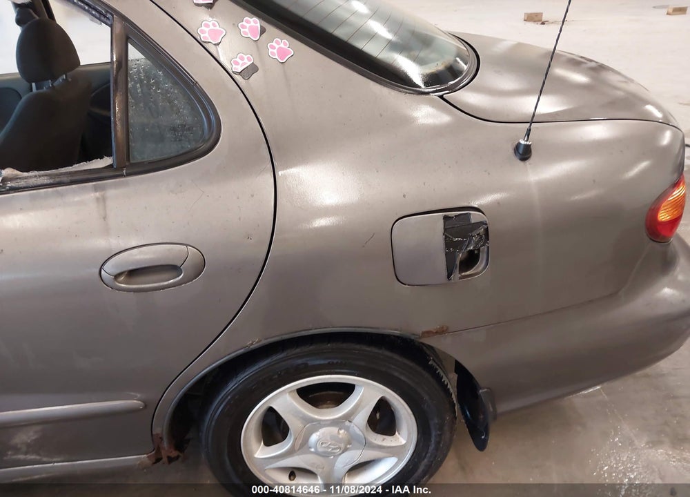 1999 HYUNDAI ELANTRA GL VIN: KMHJF25F2XU886820