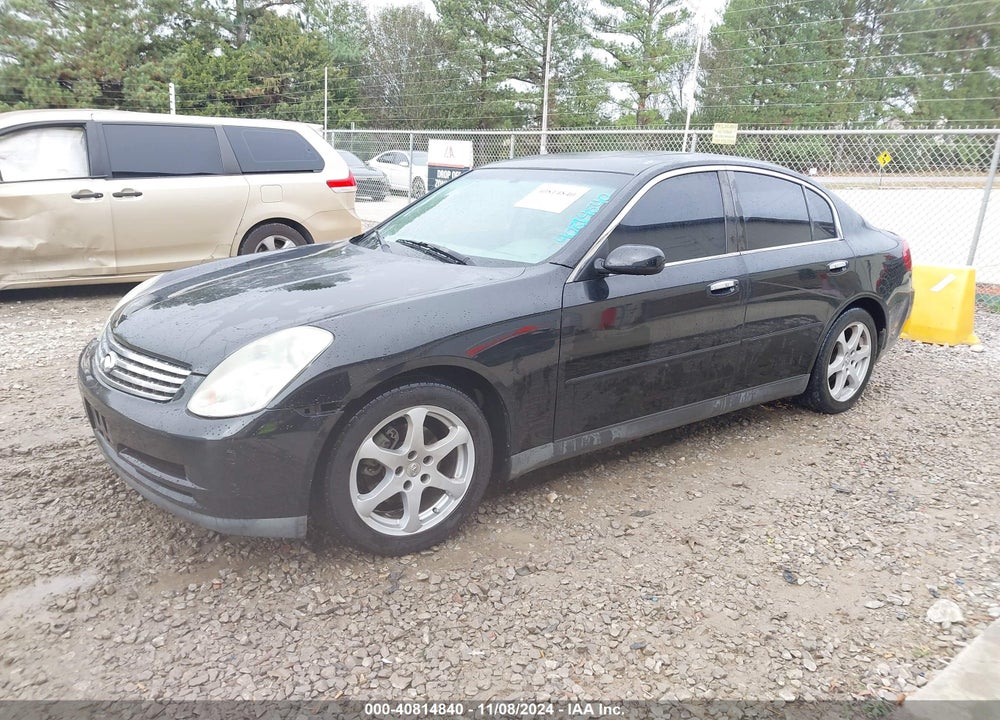 2003 INFINITI G35 BASE W/6 SPEED MANUAL VIN: JNKCV51E73M011997