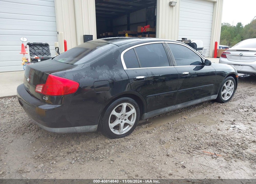 2003 INFINITI G35 BASE W/6 SPEED MANUAL VIN: JNKCV51E73M011997