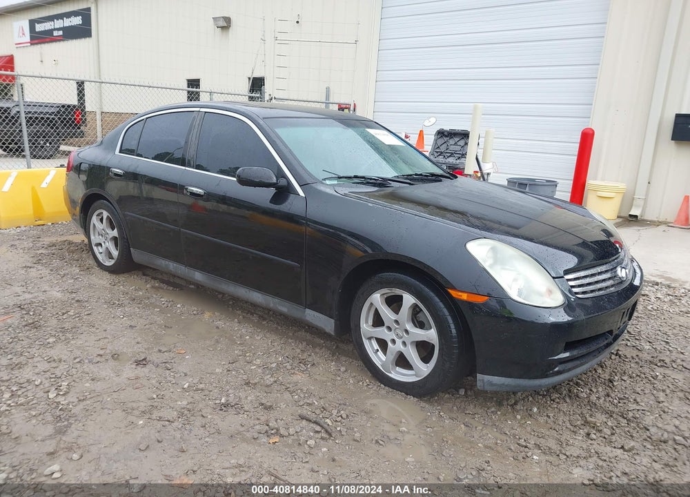2003 INFINITI G35 BASE W/6 SPEED MANUAL VIN: JNKCV51E73M011997