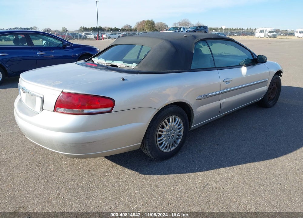 2002 CHRYSLER SEBRING LX VIN: 1C3EL45R52N323028