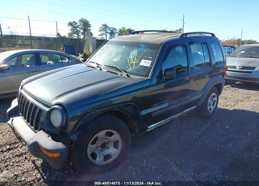 2002 JEEP LIBERTY SPORT VIN: 1J4GL48K82W125129