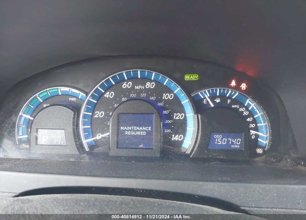 2014 TOYOTA CAMRY HYBRID XLE VIN: 4T1BD1FK5EU132503