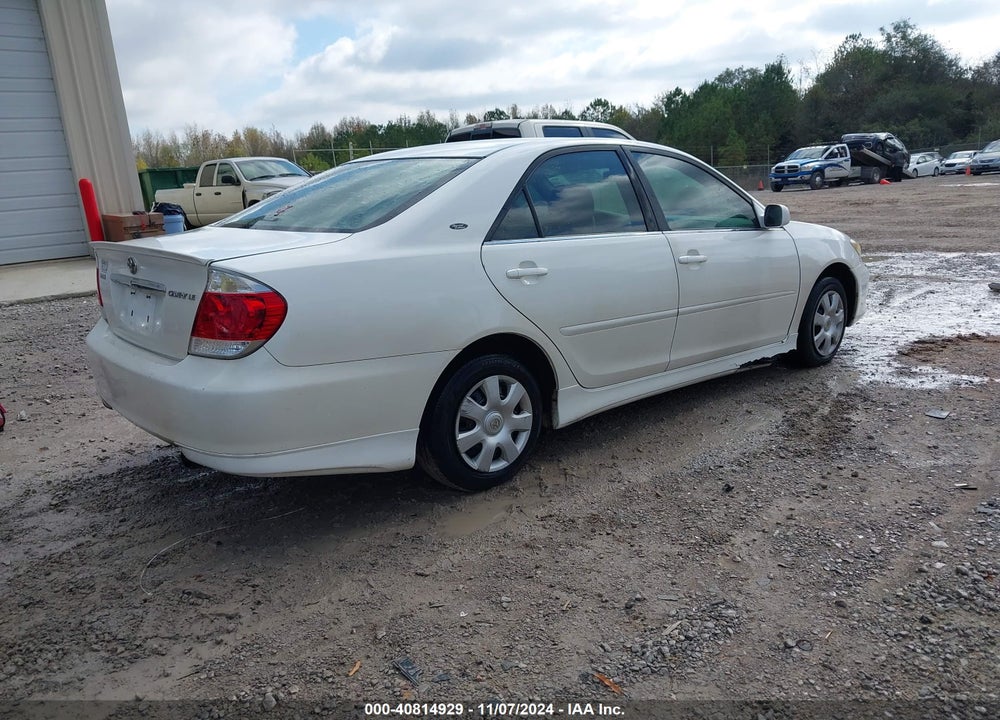 2005 TOYOTA CAMRY LE VIN: 4T1BE32K15U569574