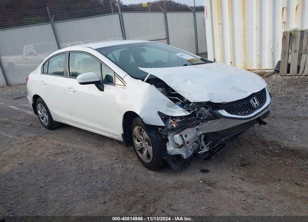 2014 HONDA CIVIC LX VIN: 19XFB2F56EE029424