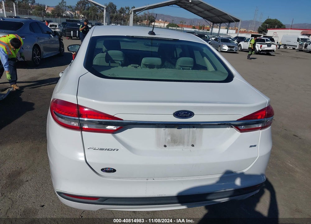 2017 FORD FUSION SE VIN: 3FA6P0H79HR278131