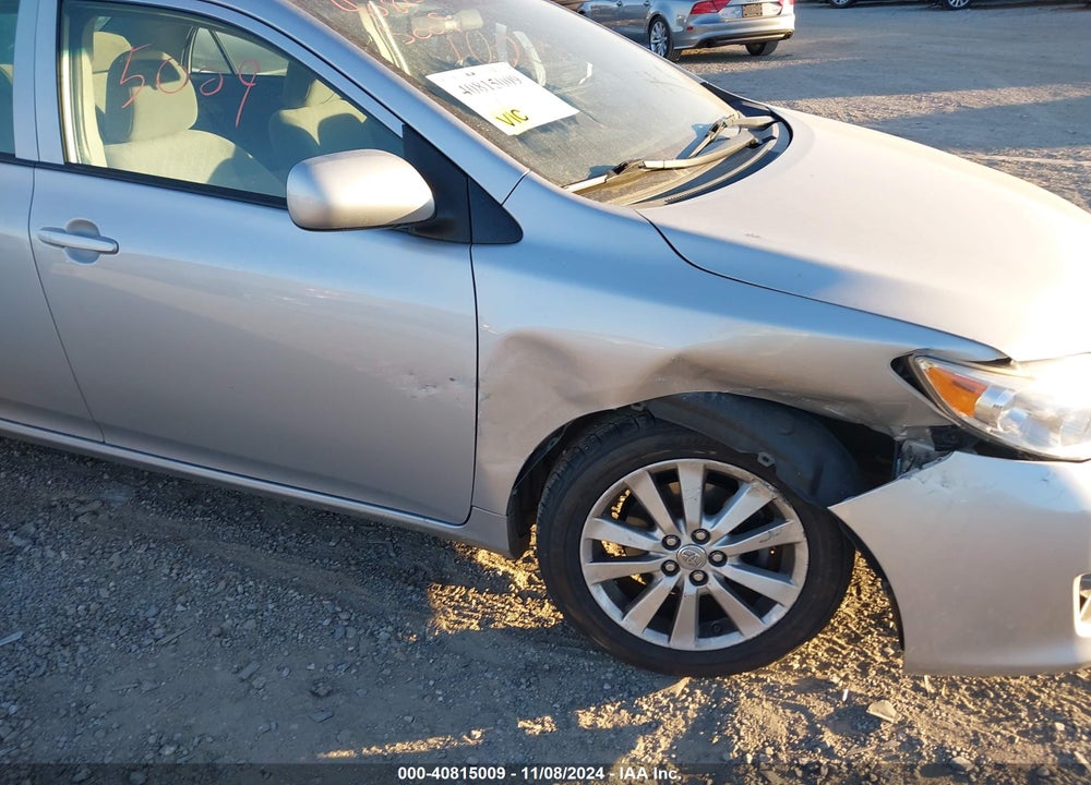 2009 TOYOTA COROLLA LE VIN: 1NXBU40E99Z078505