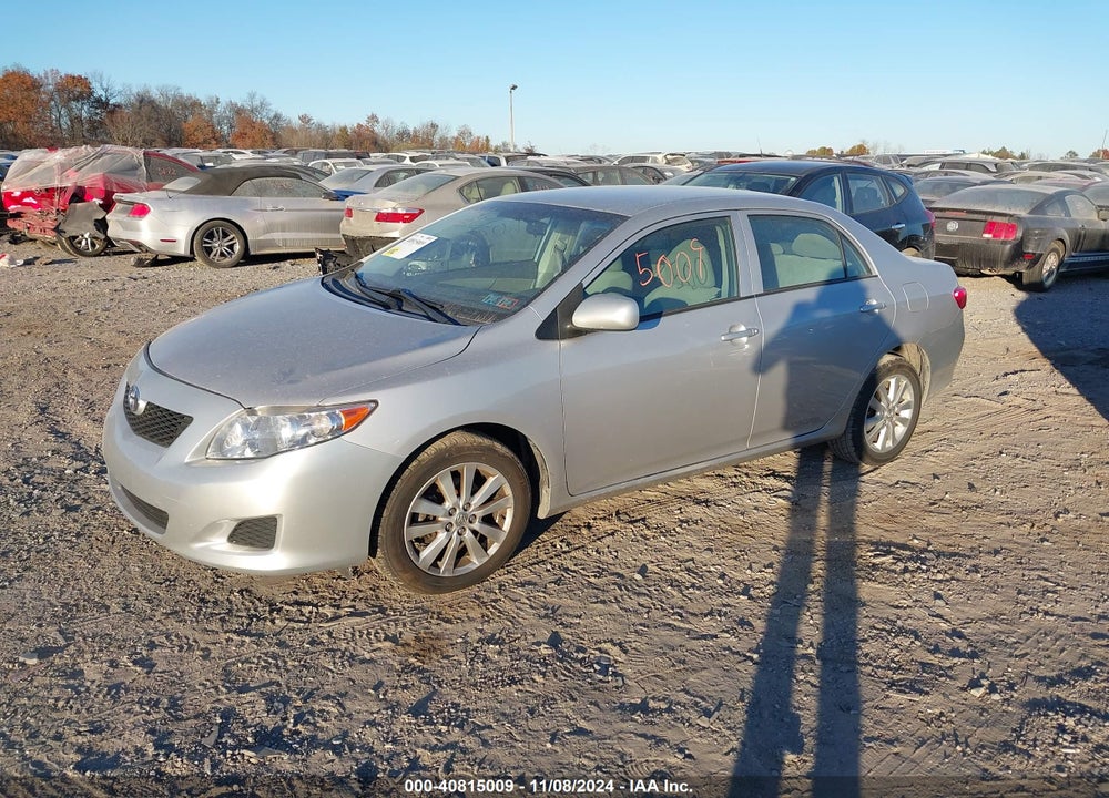 2009 TOYOTA COROLLA LE VIN: 1NXBU40E99Z078505