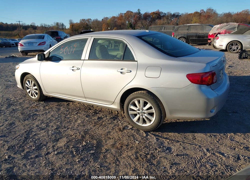 2009 TOYOTA COROLLA LE VIN: 1NXBU40E99Z078505