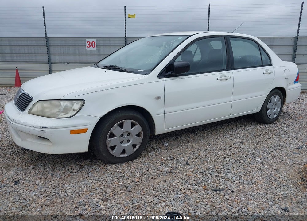 2002 MITSUBISHI LANCER ES VIN: JA3AJ26E62U064571