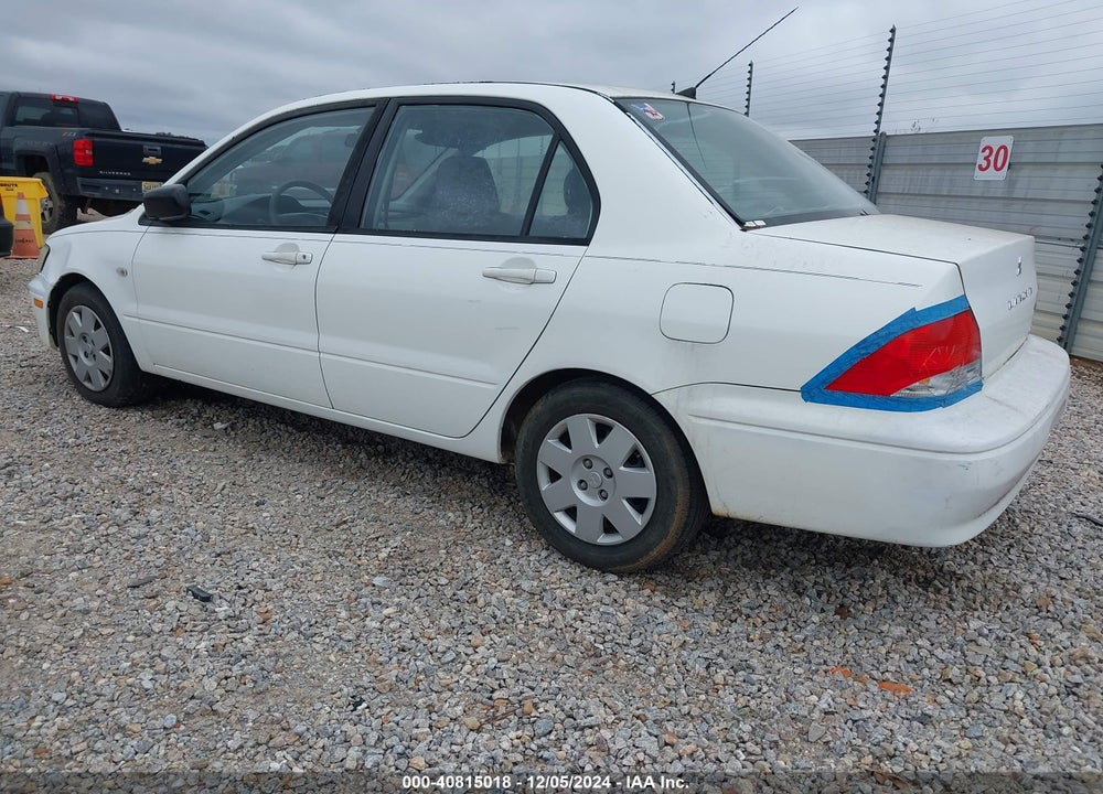 2002 MITSUBISHI LANCER ES VIN: JA3AJ26E62U064571
