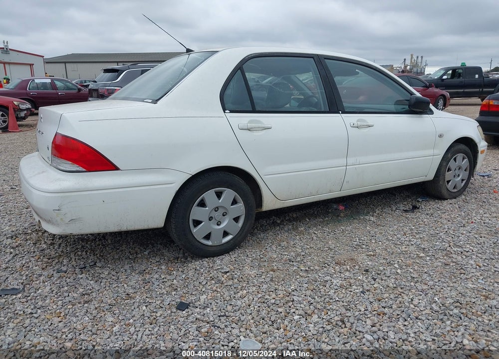 2002 MITSUBISHI LANCER ES VIN: JA3AJ26E62U064571
