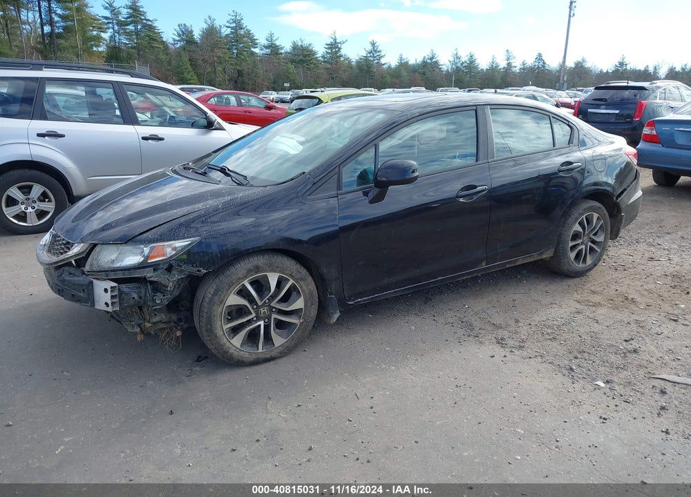 2013 HONDA CIVIC EX VIN: 19XFB2F82DE273807