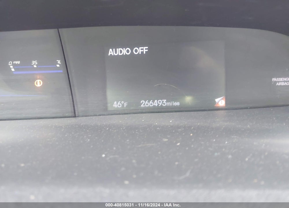 2013 HONDA CIVIC EX VIN: 19XFB2F82DE273807