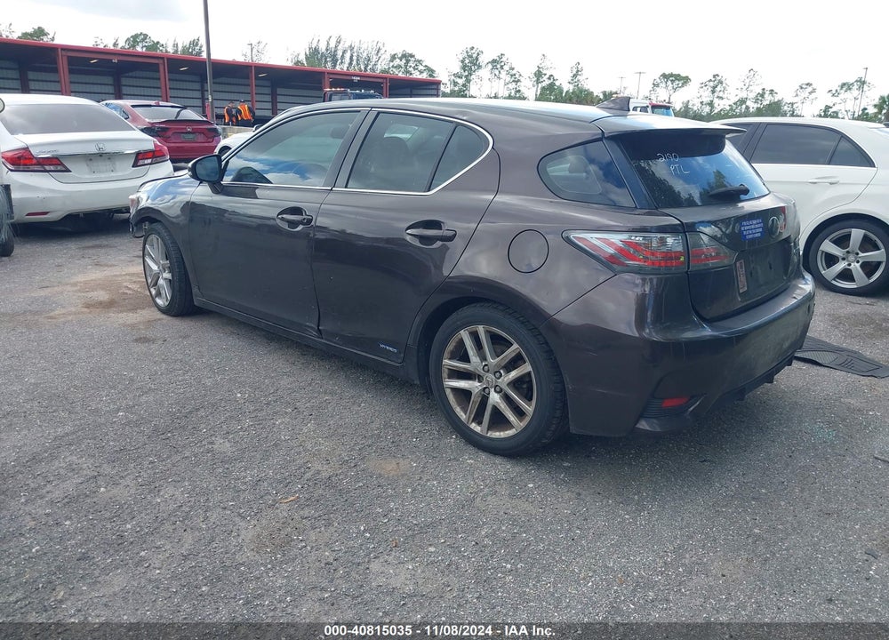 2015 LEXUS CT 200H VIN: JTHKD5BHXF2246076
