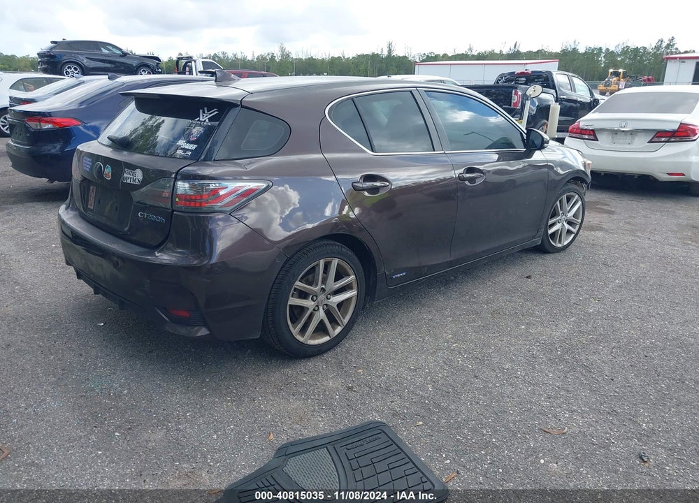 2015 LEXUS CT 200H VIN: JTHKD5BHXF2246076