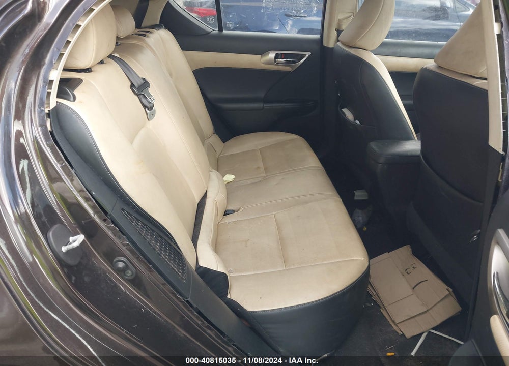 2015 LEXUS CT 200H VIN: JTHKD5BHXF2246076