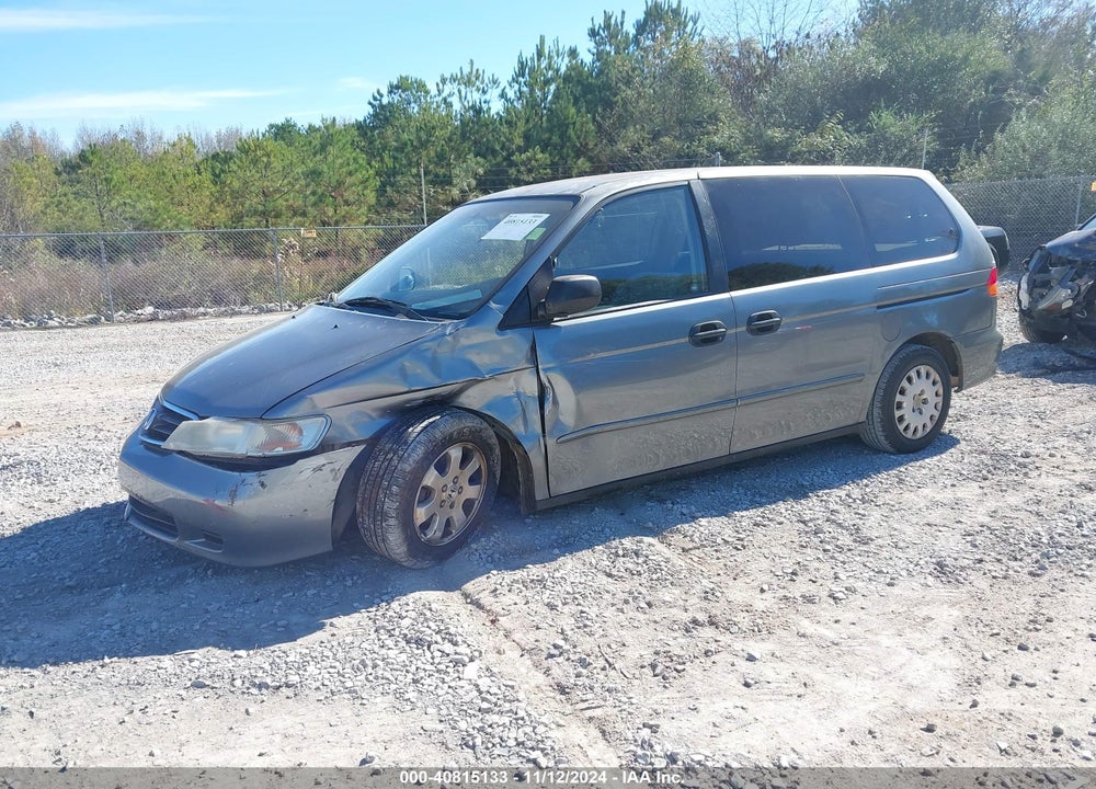 2002 HONDA ODYSSEY LX VIN: 2HKRL18582H543011