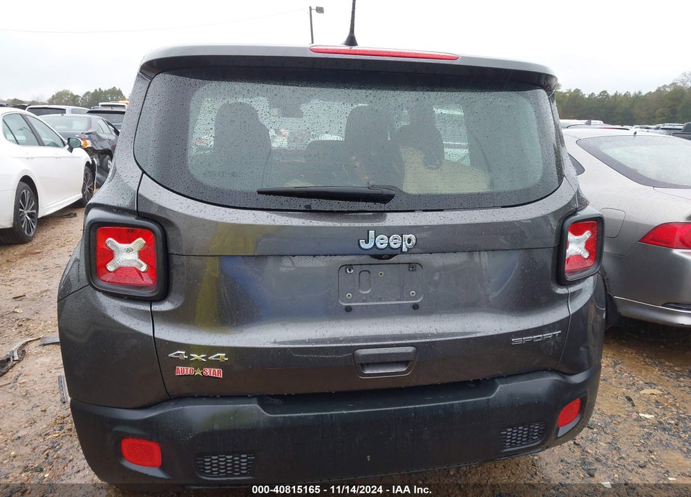 2018 JEEP RENEGADE SPORT 4X4 VIN: ZACCJBAB2JPJ36094