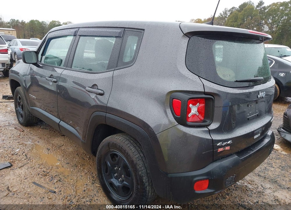 2018 JEEP RENEGADE SPORT 4X4 VIN: ZACCJBAB2JPJ36094