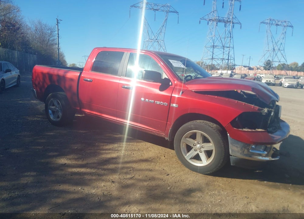 2012 RAM 1500 SLT VIN: 1C6RD7LT3CS184392