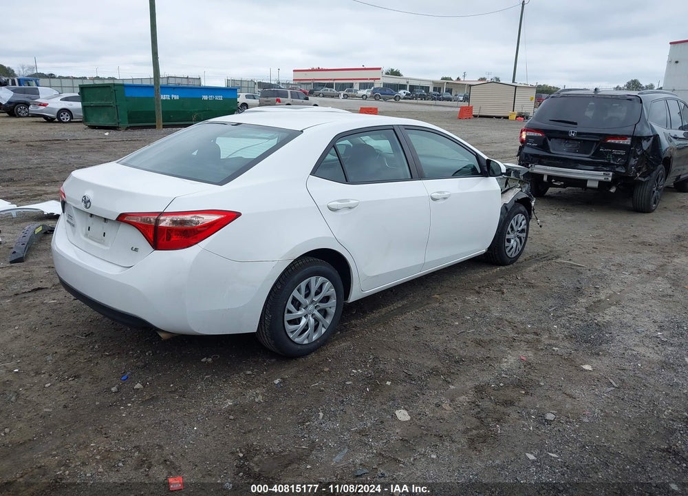 2017 TOYOTA COROLLA LE VIN: 5YFBURHE0HP617823
