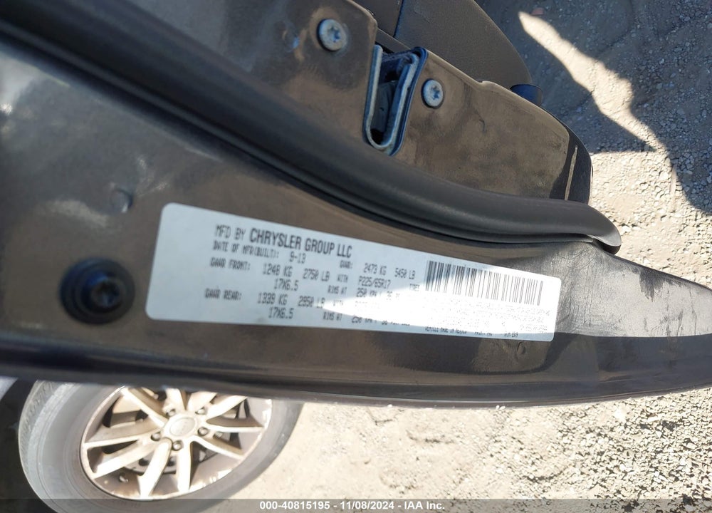 2014 DODGE JOURNEY SXT VIN: 3C4PDCBG4ET142165