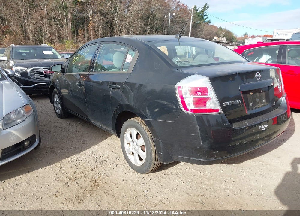 2008 NISSAN SENTRA 2.0 VIN: 3N1AB61E78L758642