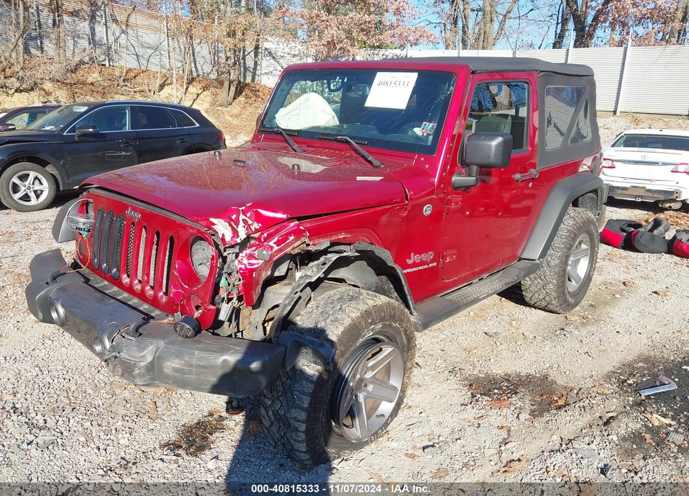 2012 JEEP WRANGLER SPORT VIN: 1C4AJWAG3CL131412