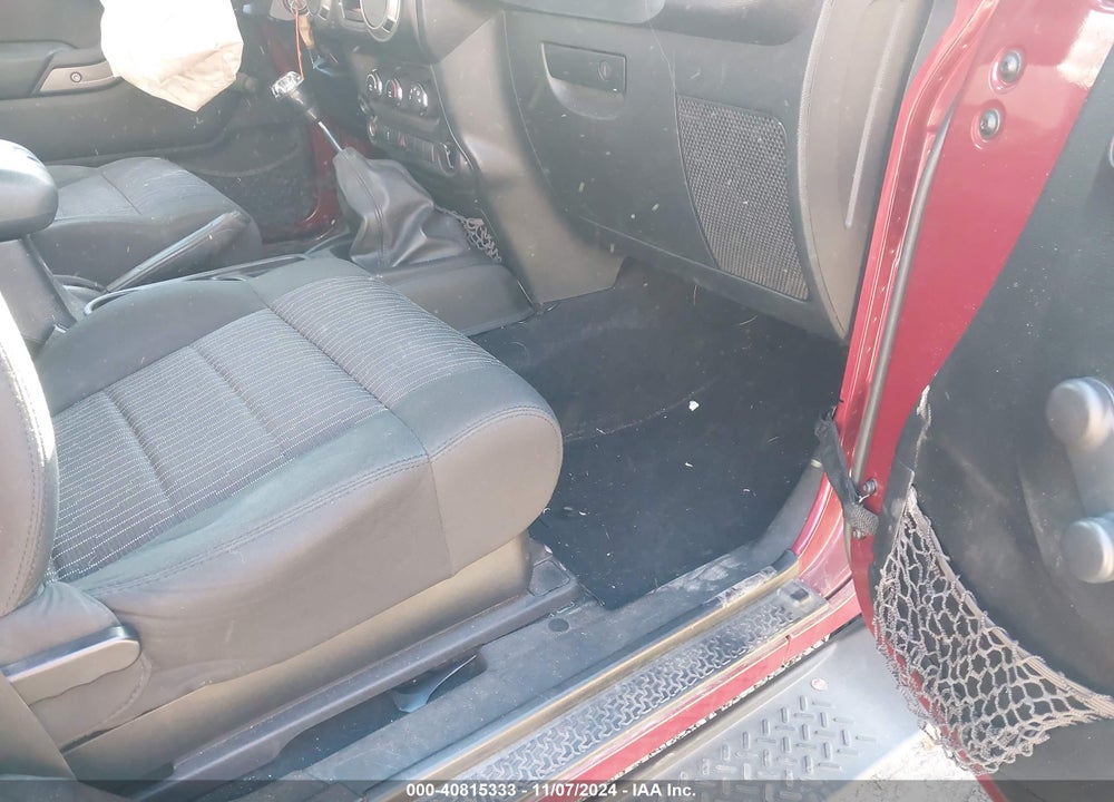 2012 JEEP WRANGLER SPORT VIN: 1C4AJWAG3CL131412