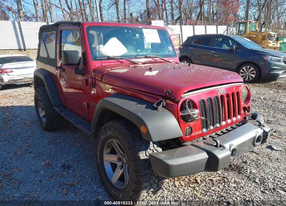 2012 JEEP WRANGLER SPORT VIN: 1C4AJWAG3CL131412