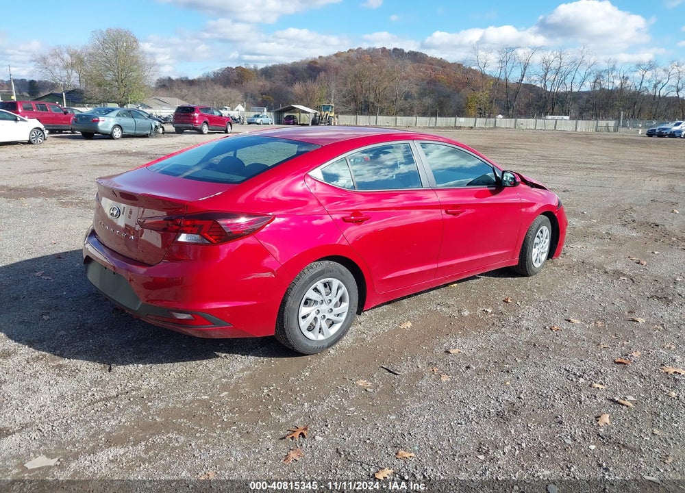 2019 HYUNDAI ELANTRA SE VIN: KMHD74LF3KU799347