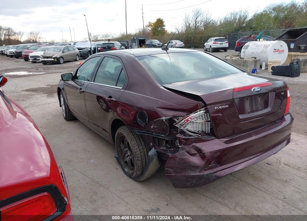 2011 FORD FUSION SE VIN: 3FAHP0HA8BR196144
