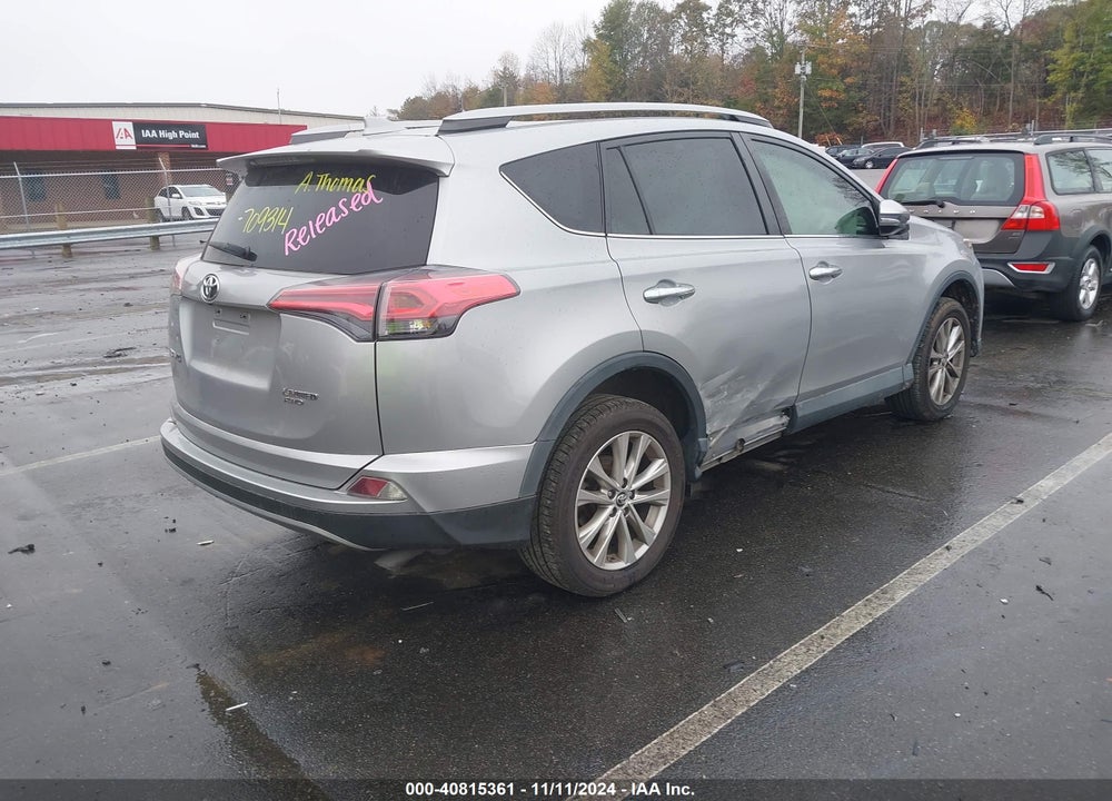 2018 TOYOTA RAV4 LIMITED VIN: 2T3DFREV8JW709314