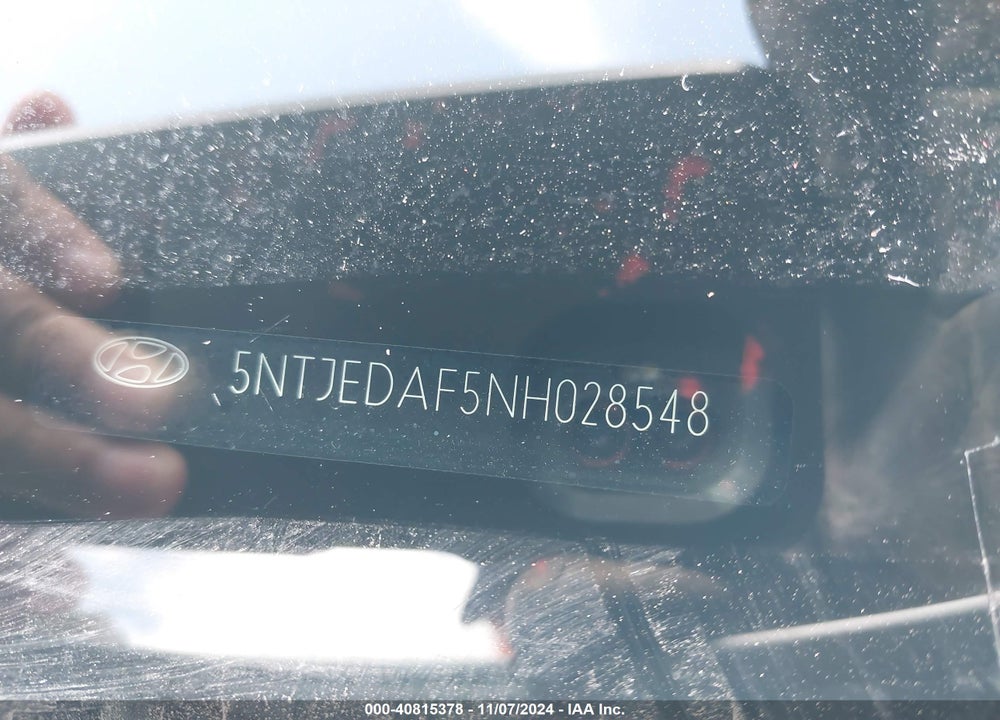 2022 HYUNDAI SANTA CRUZ LIMITED VIN: 5NTJEDAF5NH028548