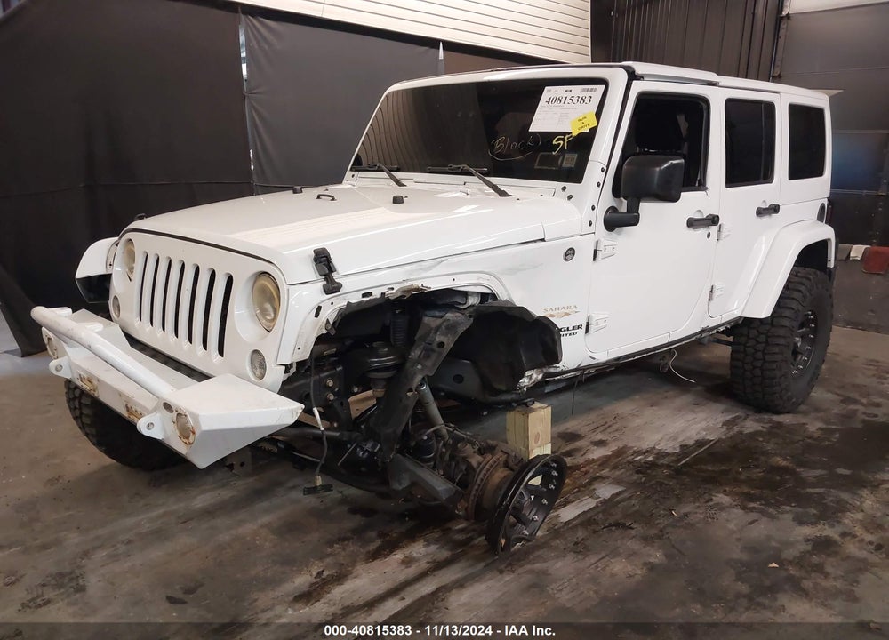 2015 JEEP WRANGLER UNLIMITED SAHARA VIN: 1C4BJWEG3FL537516