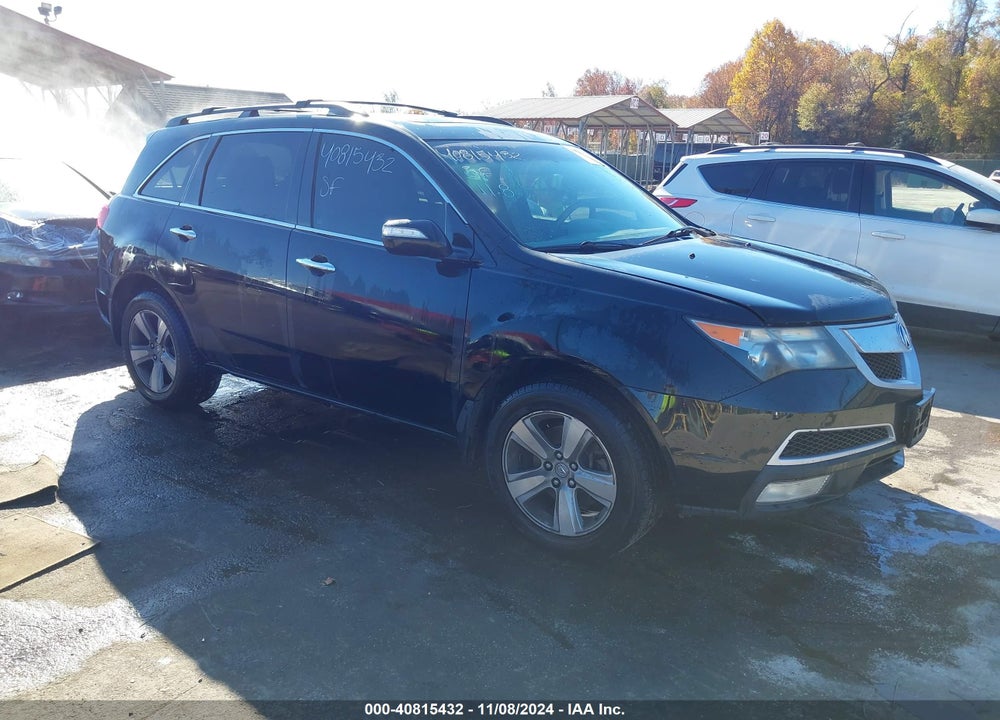 2010 ACURA MDX TECHNOLOGY PACKAGE VIN: 2HNYD2H6XAH500444