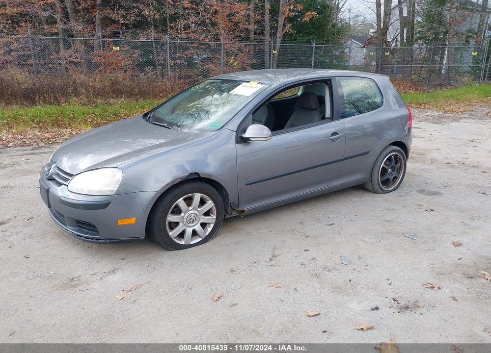 2007 VOLKSWAGEN RABBIT 2-DOOR VIN: WVWBS71K67W237059