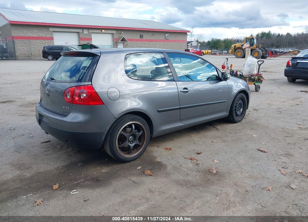 2007 VOLKSWAGEN RABBIT 2-DOOR VIN: WVWBS71K67W237059