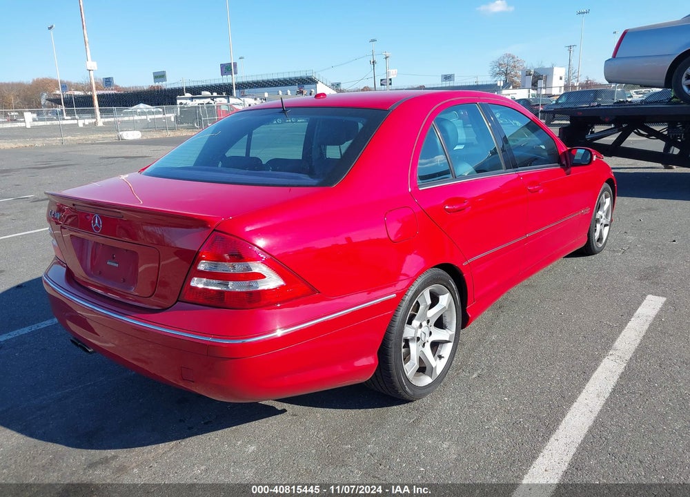 2007 MERCEDES-BENZ C 230 SPORT VIN: WDBRF52H87F856786
