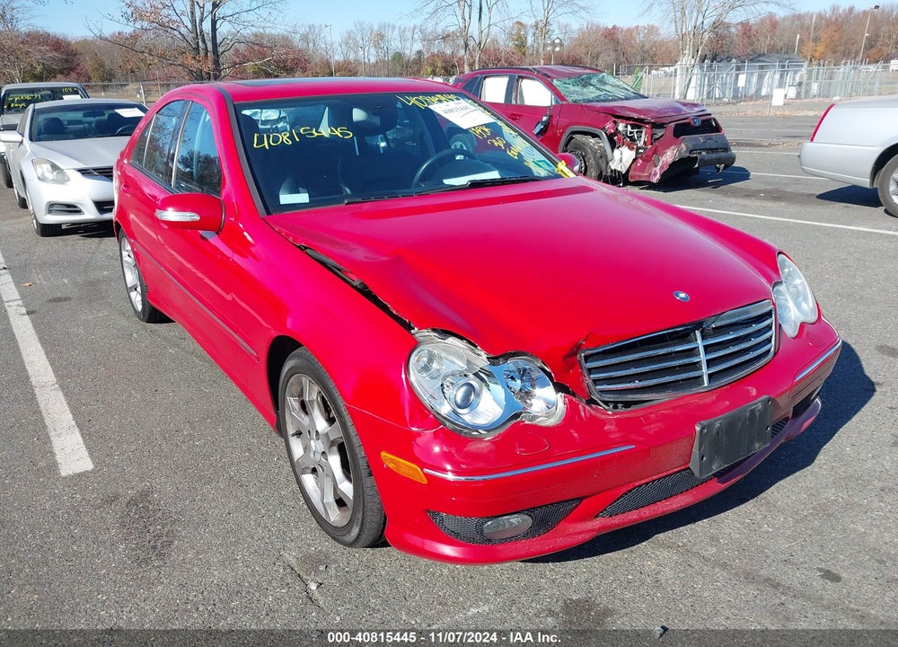 2007 MERCEDES-BENZ C 230 SPORT VIN: WDBRF52H87F856786