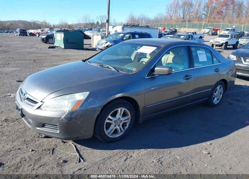2007 HONDA ACCORD 2.4 EX VIN: 1HGCM567X7A115262