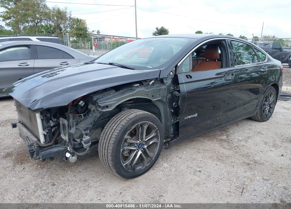 2019 FORD FUSION HYBRID TITANIUM VIN: 3FA6P0RU9KR200301