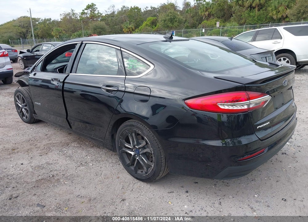 2019 FORD FUSION HYBRID TITANIUM VIN: 3FA6P0RU9KR200301